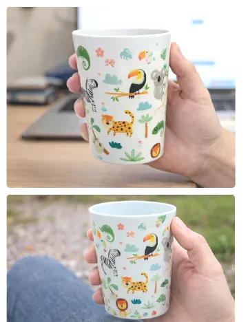 Pahar de plastic, 350 ml Schou, alb