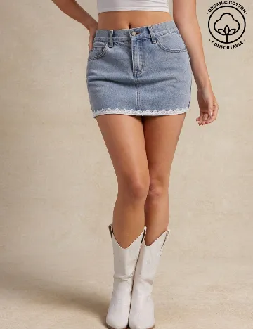 Fusta Westfade, albastru