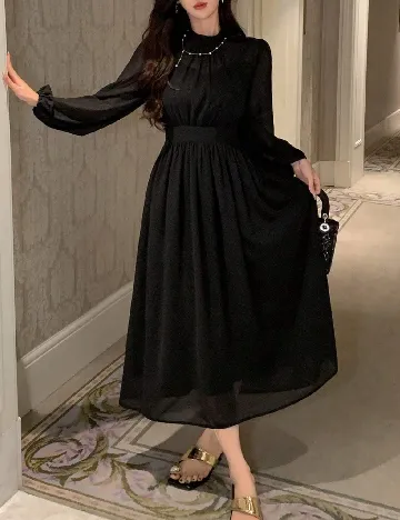 Rochie medie Dazy, negru