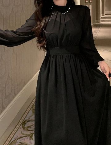 Rochie medie Dazy, negru