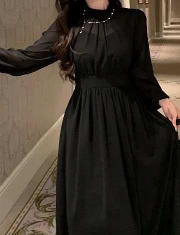 Rochie medie Dazy, negru