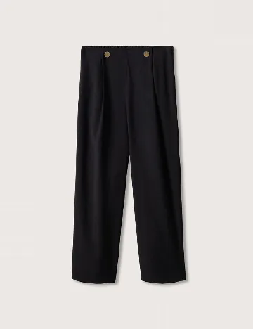 Pantaloni Mango Violeta, negru