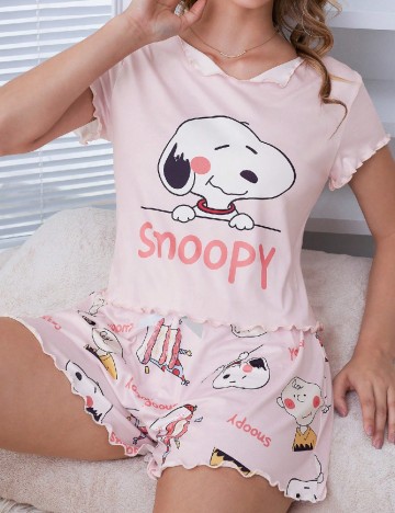 Bluza de pijama SHEIN, roz