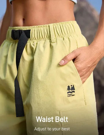 Pantaloni scurti In My Nature, galben