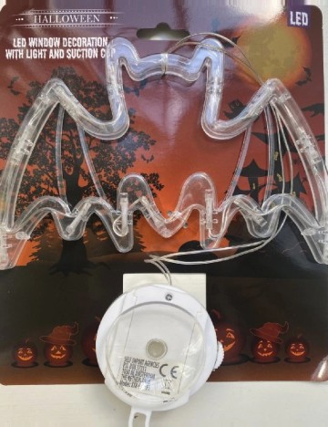 Decoratiune LED de Halloween ACTION, alb