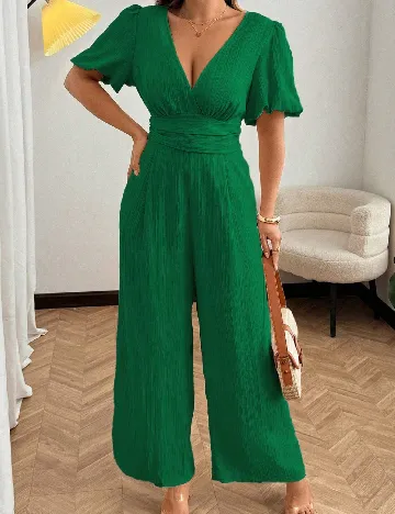 Salopeta SHEIN CURVE, verde