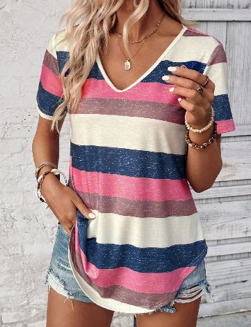 Tricou SHEIN, mix culori