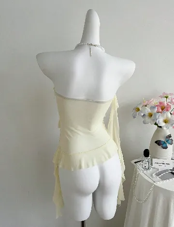 Top SHEIN, galben