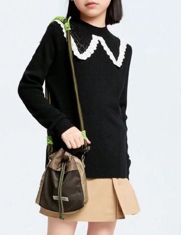 Bluza Shein Kids, negru