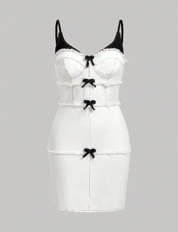 Rochie scurta SHEIN, alb