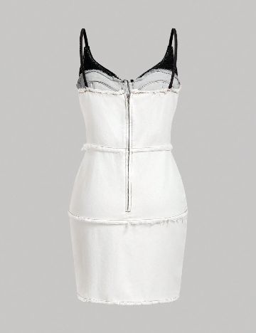 Rochie scurta SHEIN, alb
