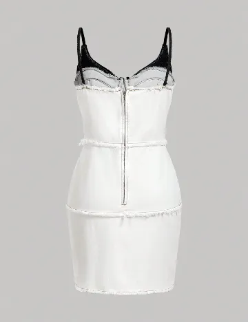 Rochie scurta SHEIN, alb