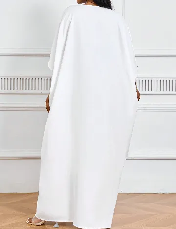 Rochie lunga SHEIN CURVE, alb