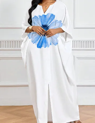 Rochie lunga SHEIN CURVE, alb