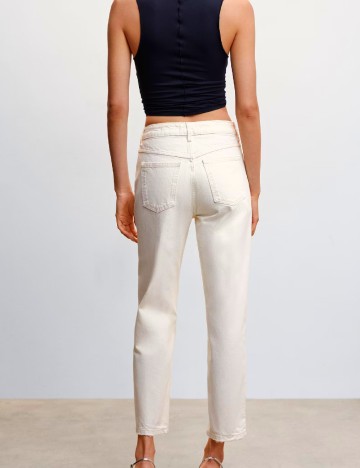 Blugi Mango, crem
