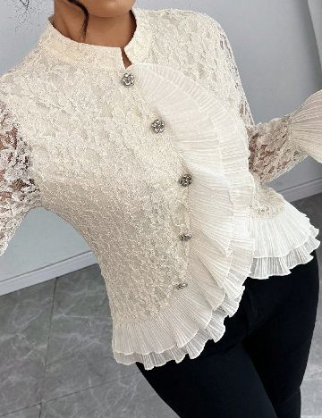 Bluza SHEIN CURVE, crem
