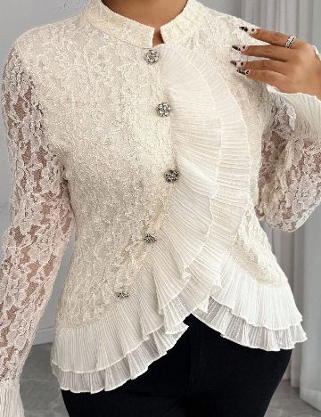 Bluza SHEIN CURVE, crem
