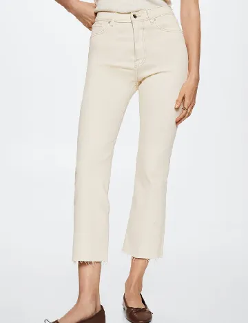 Blugi Mango, crem