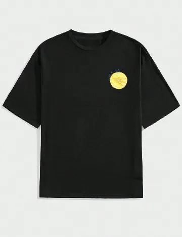 Tricou SHEIN Plus Size Men, negru