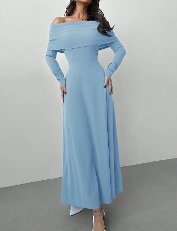 Rochie lunga SHEIN, albastru