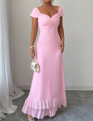 Rochie lunga SHEIN, roz