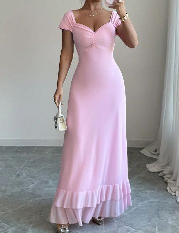 Rochie lunga SHEIN, roz