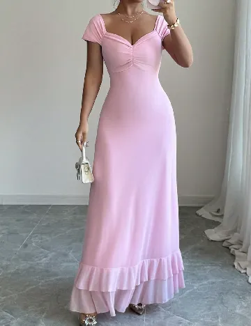 Rochie lunga SHEIN, roz