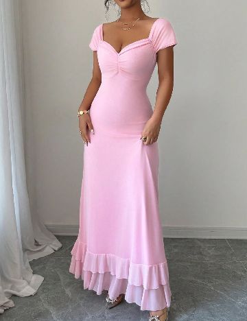 Rochie lunga SHEIN, roz