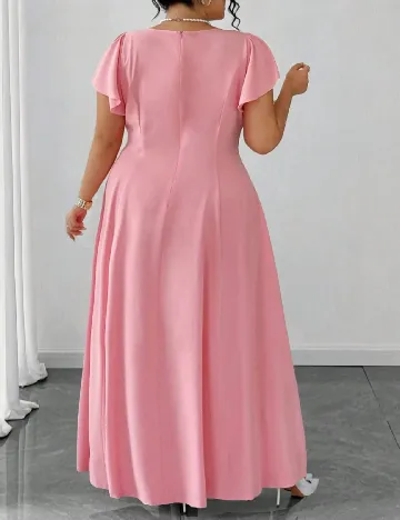 Rochie lunga SHEIN CURVE, roz