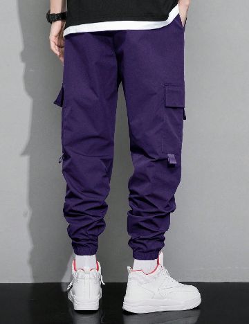 Pantaloni de pijama SHEIN, mov