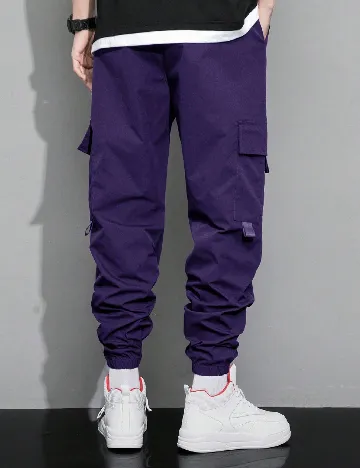 Pantaloni de pijama SHEIN, mov