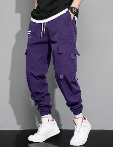 Pantaloni de pijama SHEIN, mov