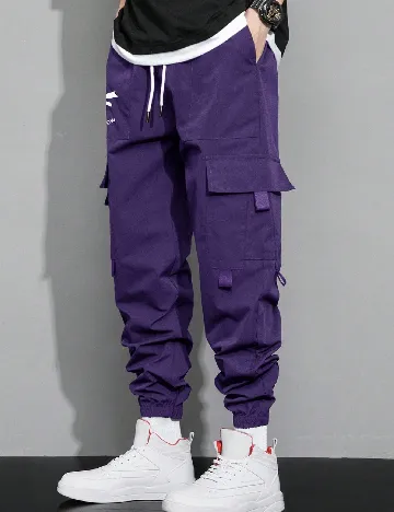 Pantaloni de pijama SHEIN, mov