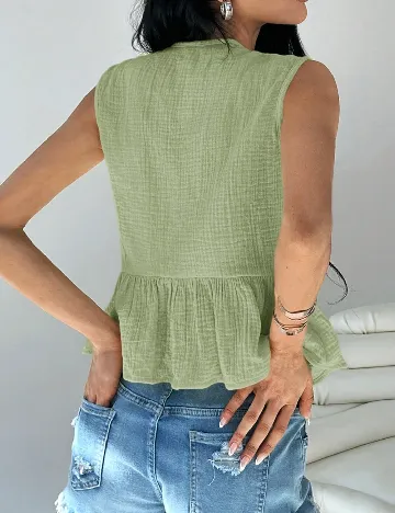 Top SHEIN, verde