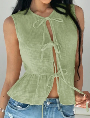 Top SHEIN, verde