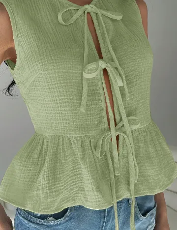 Top SHEIN, verde