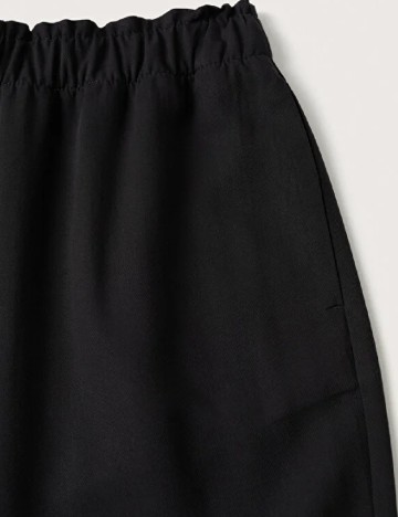 Pantaloni Mango Violeta, negru