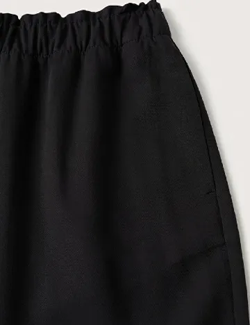 Pantaloni Mango Violeta, negru