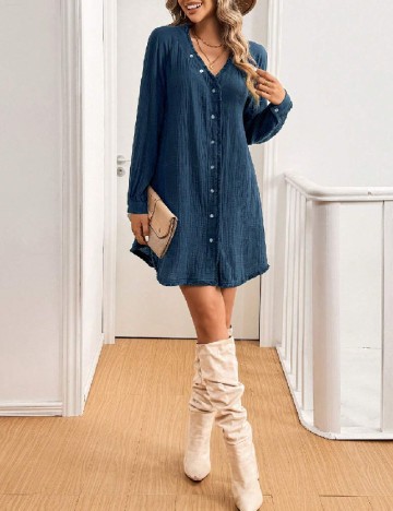 Rochie scurta SHEIN, albastru