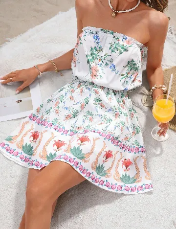 Rochie scurta SHEIN, alb