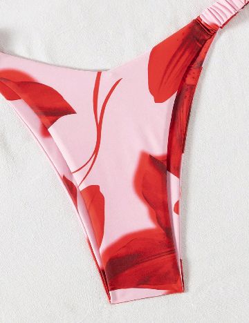 Costum de baie SHEIN, roz/rosu