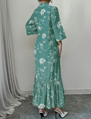 Rochie lunga SHEIN, verde
