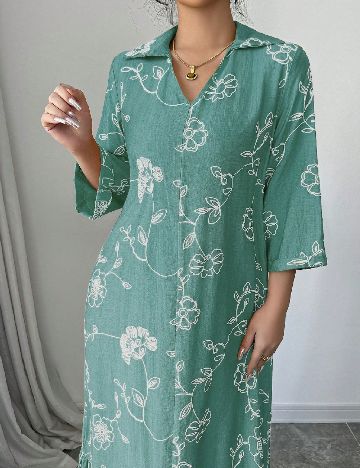 Rochie lunga SHEIN, verde