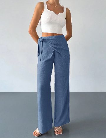 Pantaloni SHEIN, albastru