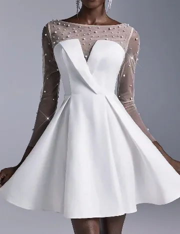 Rochie scurta SHEIN, alb