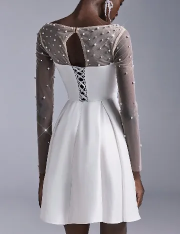 Rochie scurta SHEIN, alb