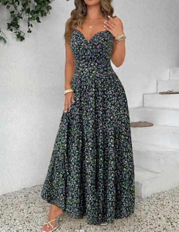 Rochie lunga SHEIN, floral print