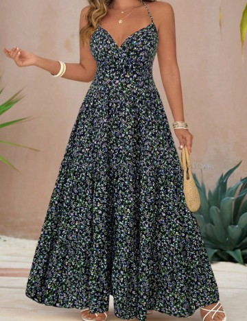 Rochie lunga SHEIN, floral print