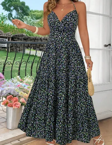 Rochie lunga SHEIN, floral print