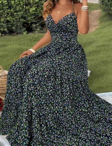 Rochie lunga SHEIN, floral print